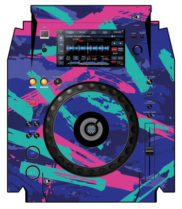 Pioneer DJ XDJ 1000 Skin Retro Jogger